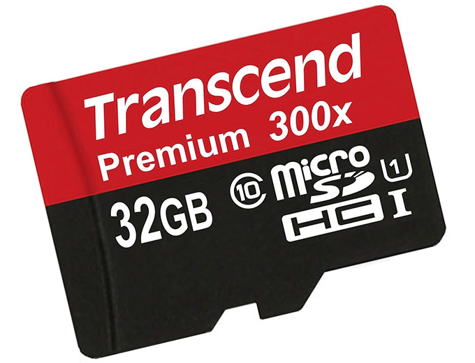 Transcend 32GB MicroSDHC Memory Card