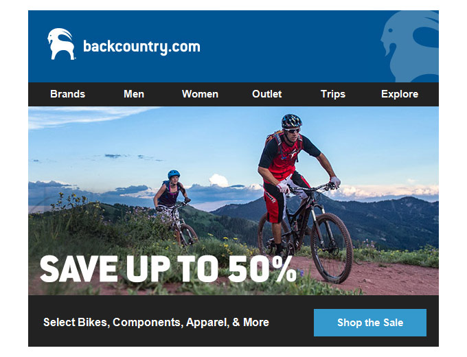 Backcountry Sale - Up to 50% off