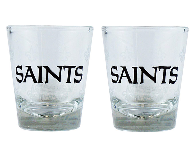 NFL New Orleans Saints Shot Glasses