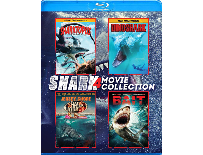 56% off Shark 4-Pack Blu-ray - $11.99 + Free Store Pickup