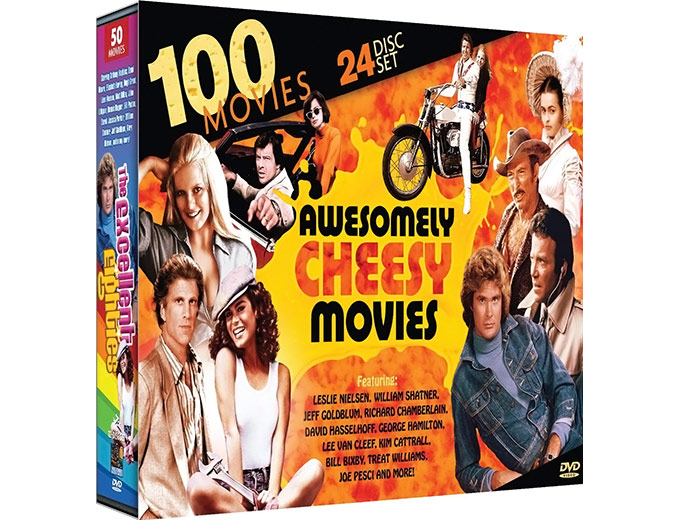 100 Awesomely Cheesy Movies on DVD