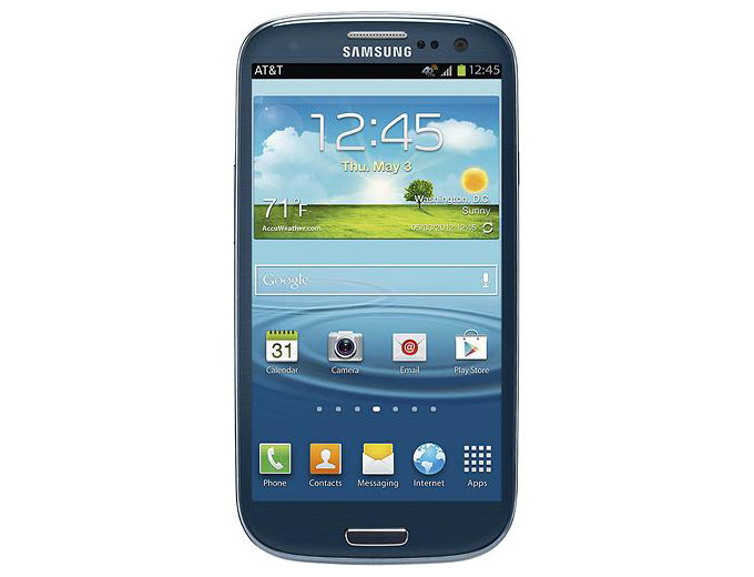 Free Samsung Galaxy S III 16GB Blue Phone (AT&T)