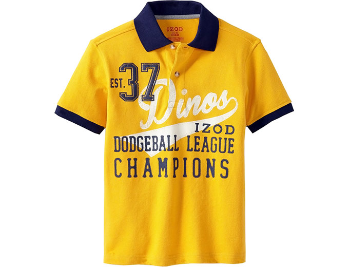 Izod Boys Dodgeball League Polo Shirt