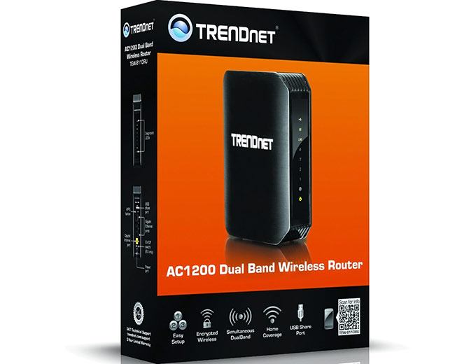 TRENDnet Wireless AC1200 Dual Band Gigabit Router
