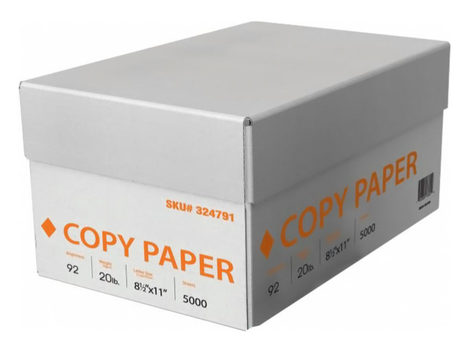 Staples Copy Paper, Case