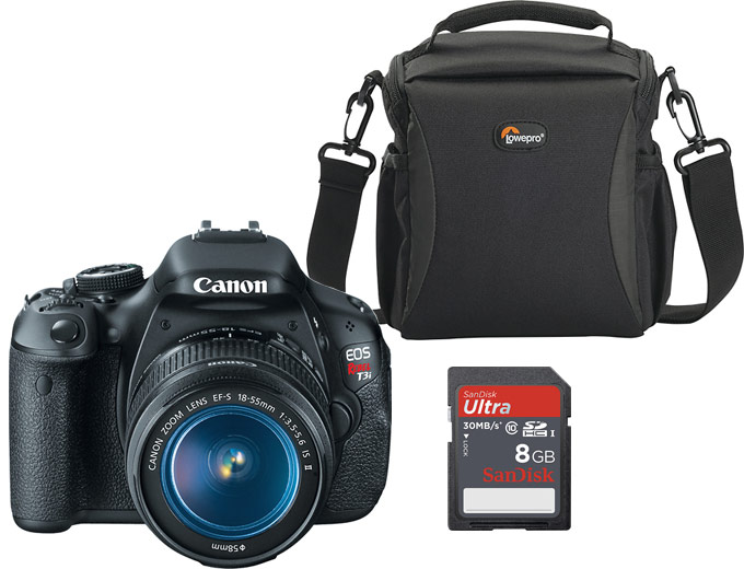 Canon EOS Rebel T3i DSLR Camera Kit