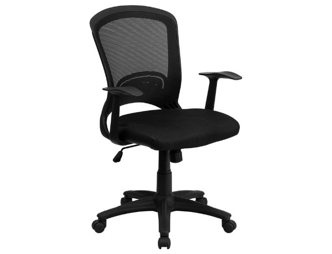 Mid-Back Mesh Chair with Padded Mesh Seat
