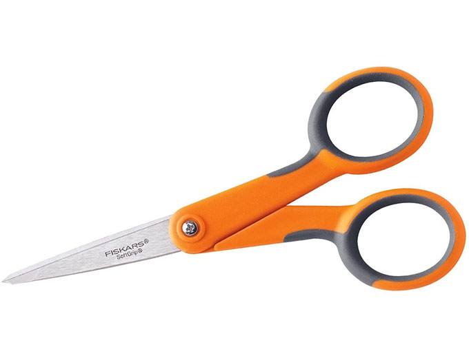 Fiskars 5" Micro-Tip Softgrip Scissors