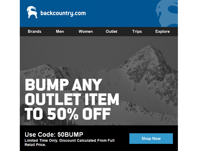 Any Item at Backcountry Outlet