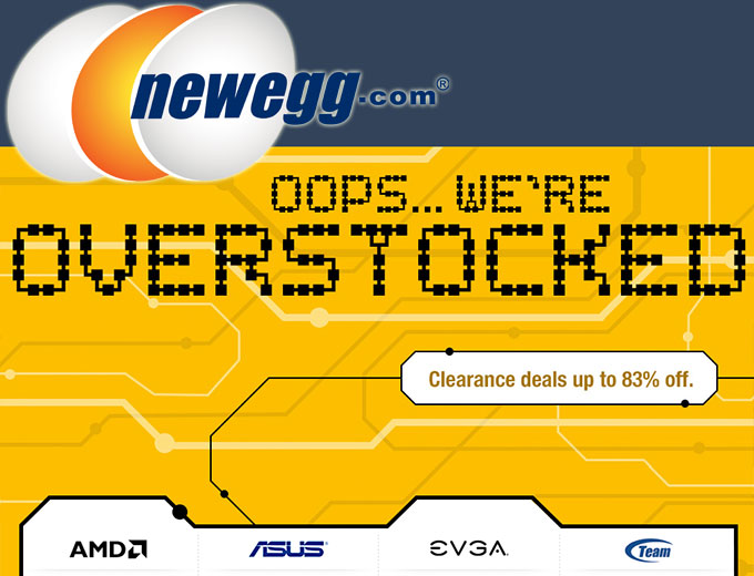 Newegg Overstock Sale
