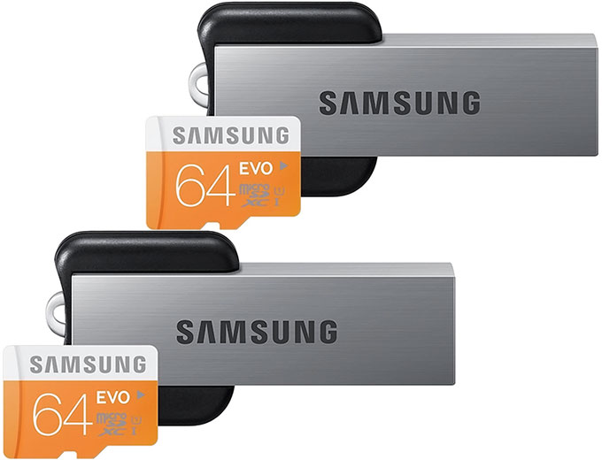 2X Samsung EVO 64GB Memory Cards