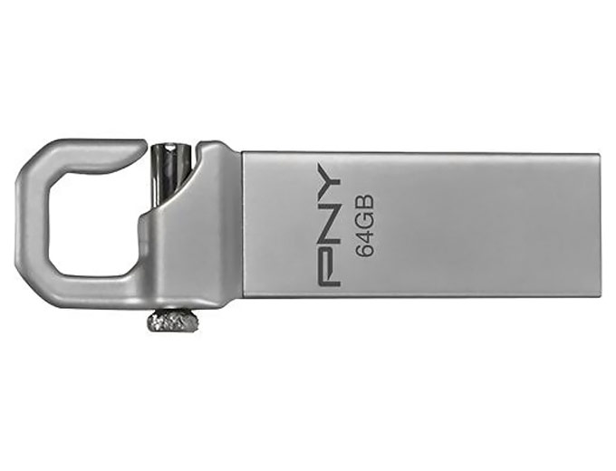 64GB PNY Metal Hook Flash Drive