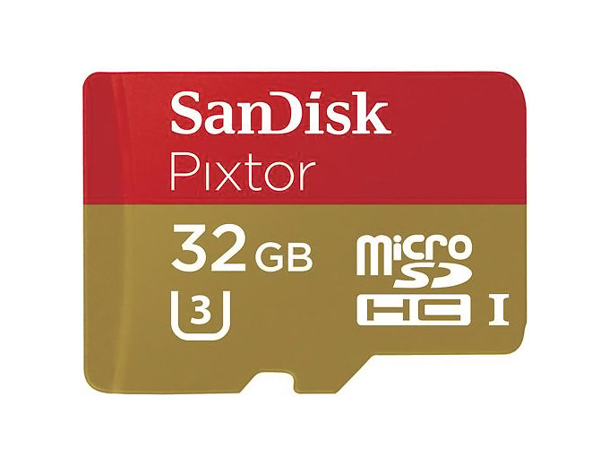 32GB SanDisk Pixtor Advanced Memory Card