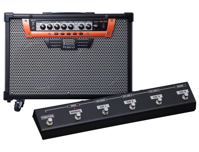Roland GA-212 Guitar Amp with Footswitch