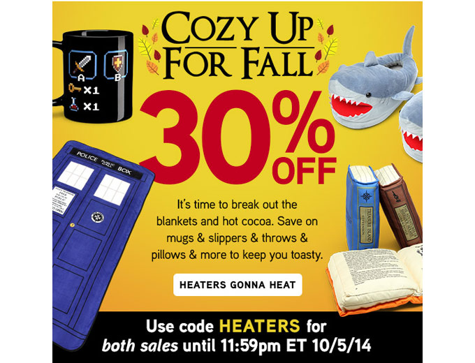 Fall Related Items at ThinkGeek