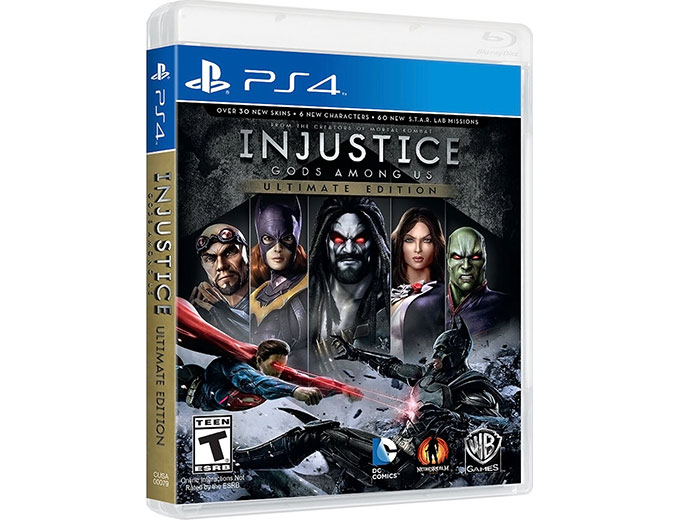 Injustice: Gods Among Us Ultimate Edition PS4 $19.99