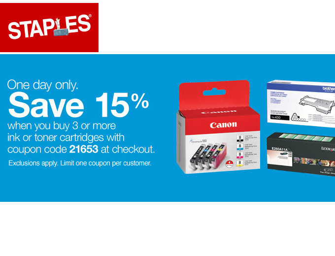 Ink and Toner at Staples.com