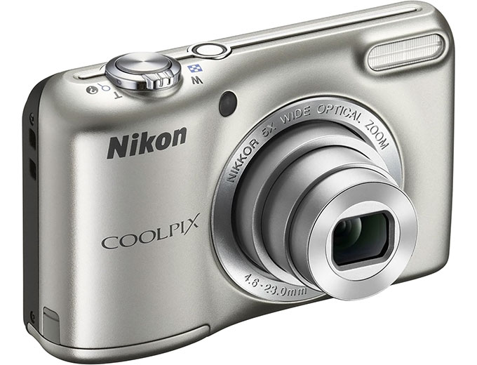 Nikon Silver CoolPix L27 Digital Camera