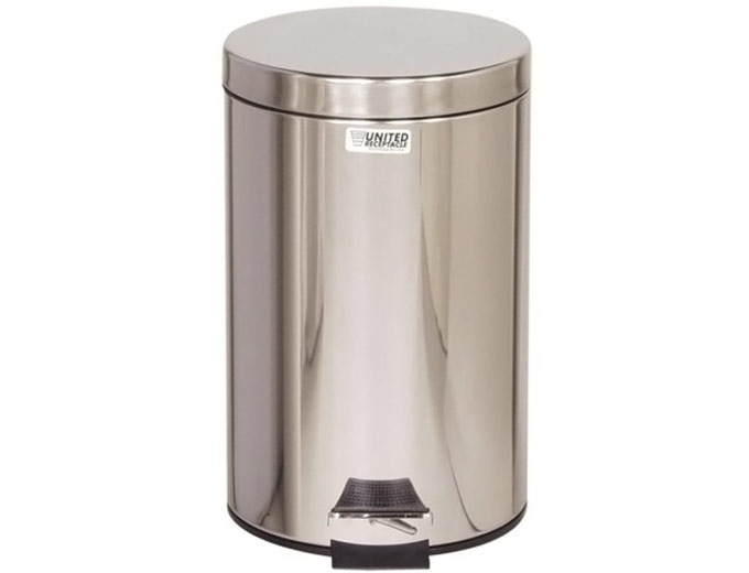 Rubbermaid Stainless Steel 3.5-Gal Trash Can