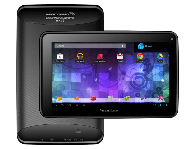 Visual Land Prestige Pro 7D 8GB Tablet