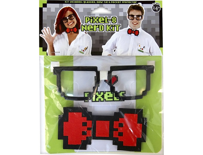 Pixel-8 Nerd Costume Kit