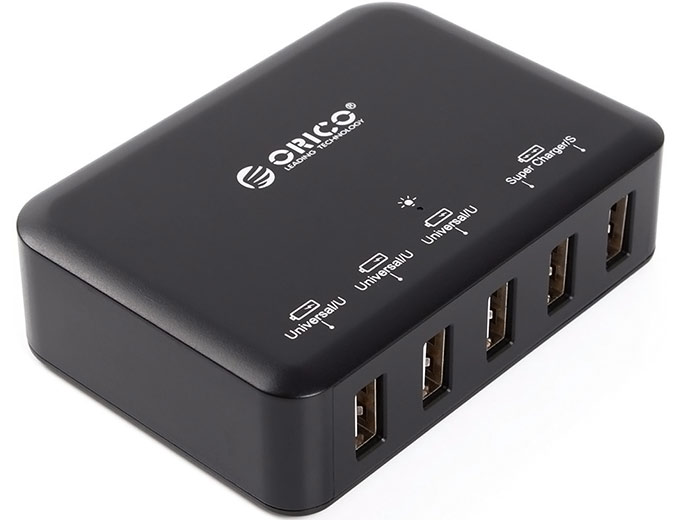 Orico DCAP-5S 40Watt 5 Ports USB Super Charger