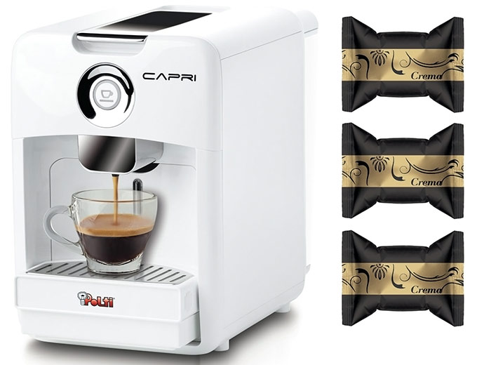 Capri by Polti Starter Kit Espresso Machine