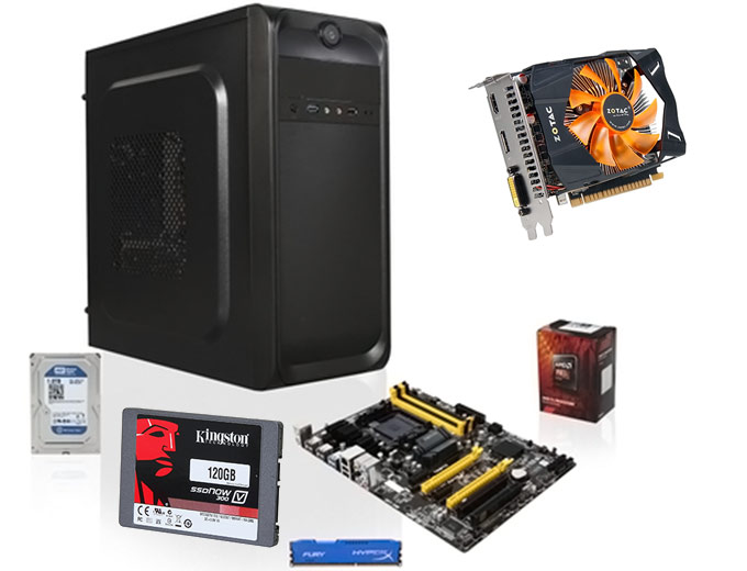 AMD FX-4300 3.8GHz Barebones PC Kit