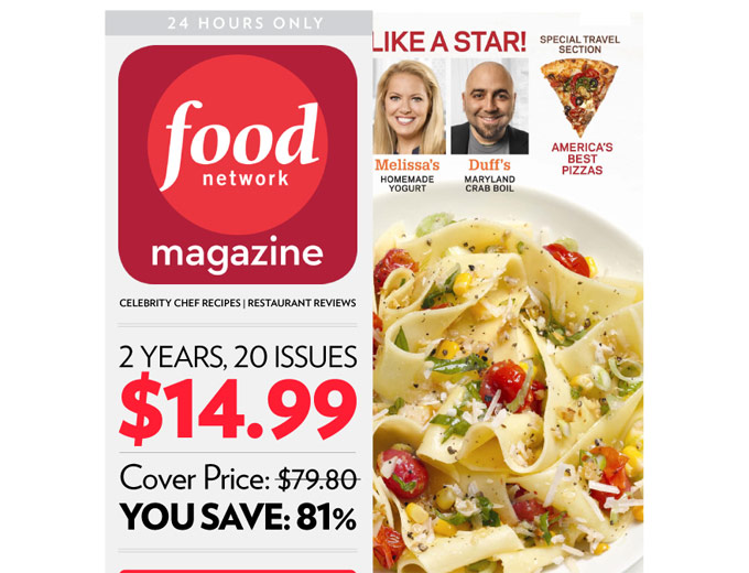 Food Network Magazine 2-Year Subscription