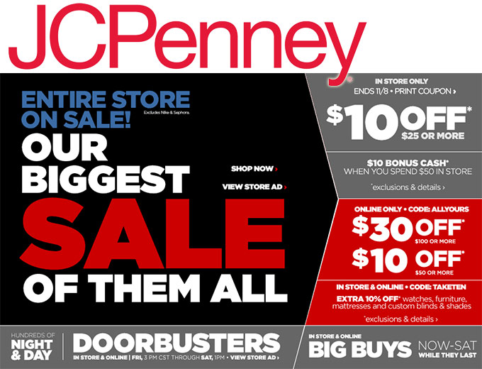 JCPenney Biggest Sale