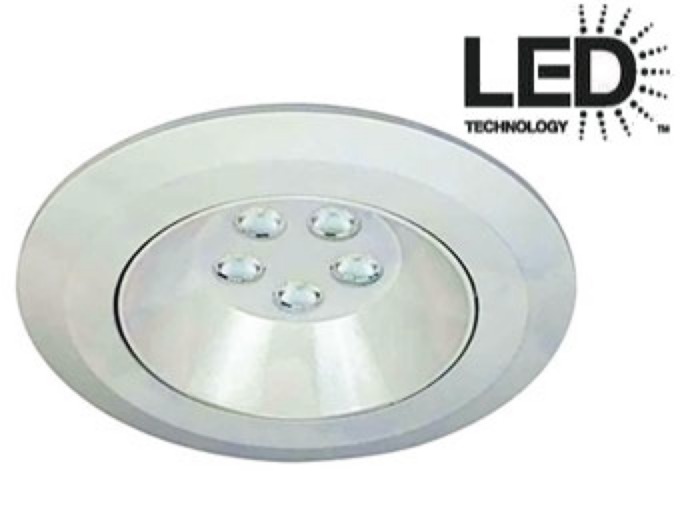 6" Recessed White Gimbal LED Light