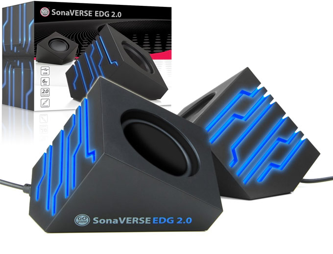 GOgroove SonaVERSE EDG 2.0 USB PC Speakers