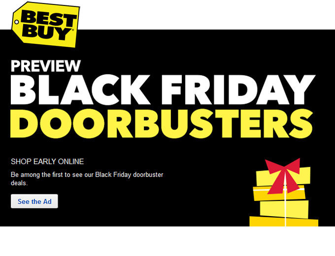 Best Buy Black Friday DoorBuster Deals