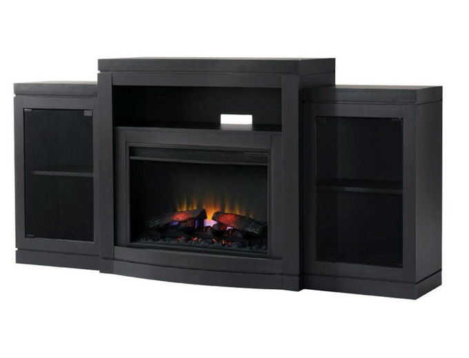 72" Media Console Electric Fireplace