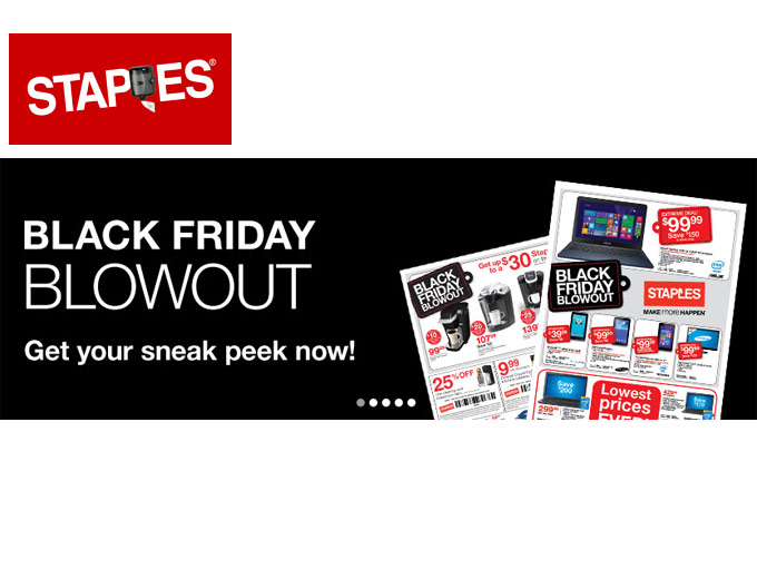 Staples Black Friday Sale - Extended