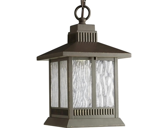 Greenridge LED Outdoor Bronze Hanging Lantern