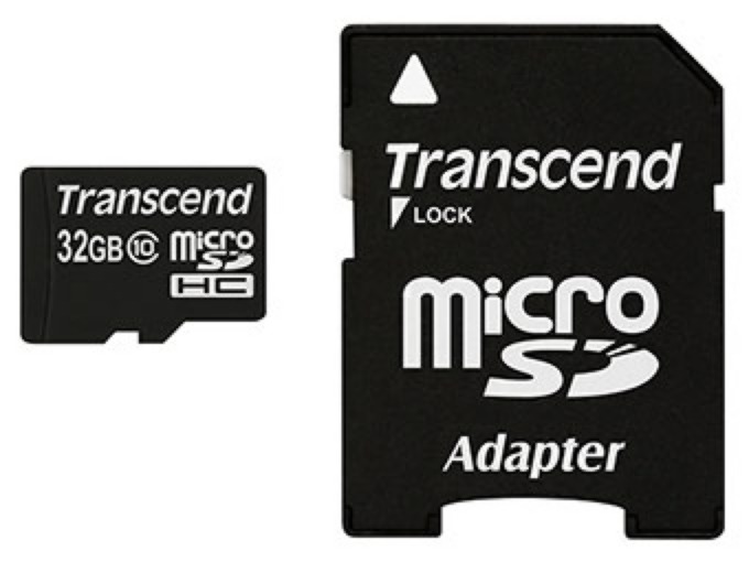 Transcend 32GB microSDHC Card