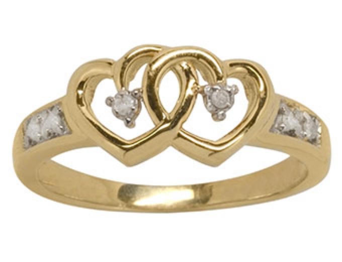 Diamond Accent Heart Ring