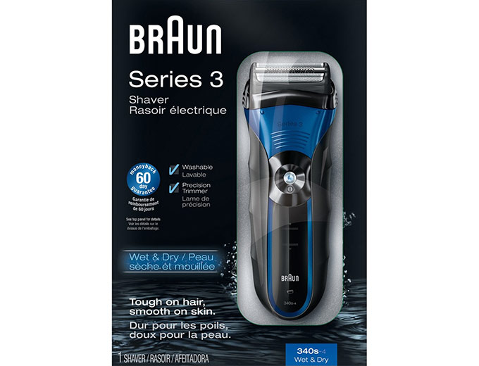 Braun Series 3-340s Wet & Dry Men's Shaver
