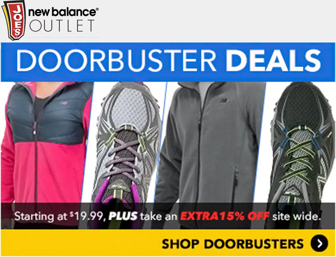 Extra 15% off Joes New Balance Outlet