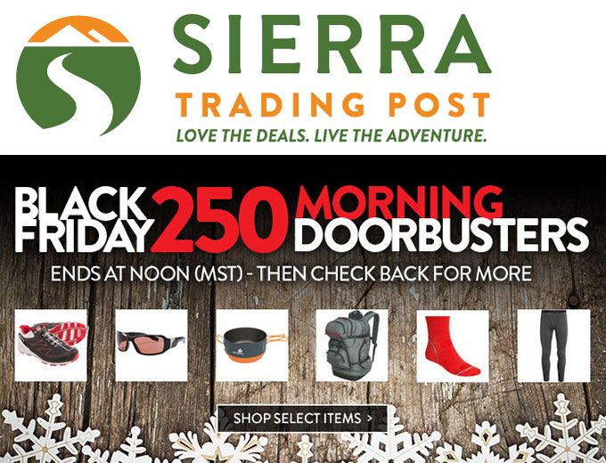 Sierra Trading Post Black Friday Doorbusters