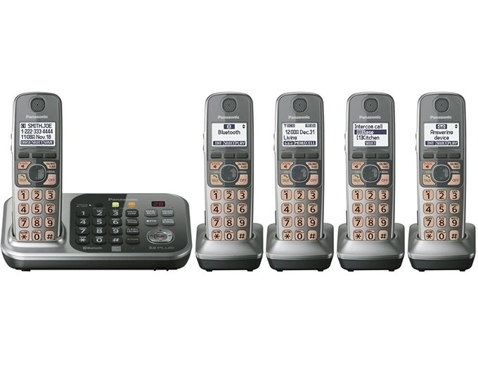Panasonic Link2Cell Phone System + 5 Handsets