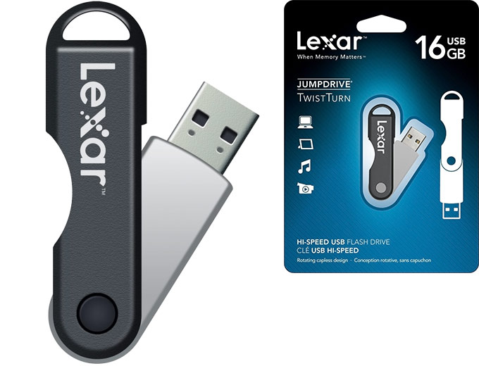Lexar JumpDrive TwistTurn 16GB USB Flash Drive