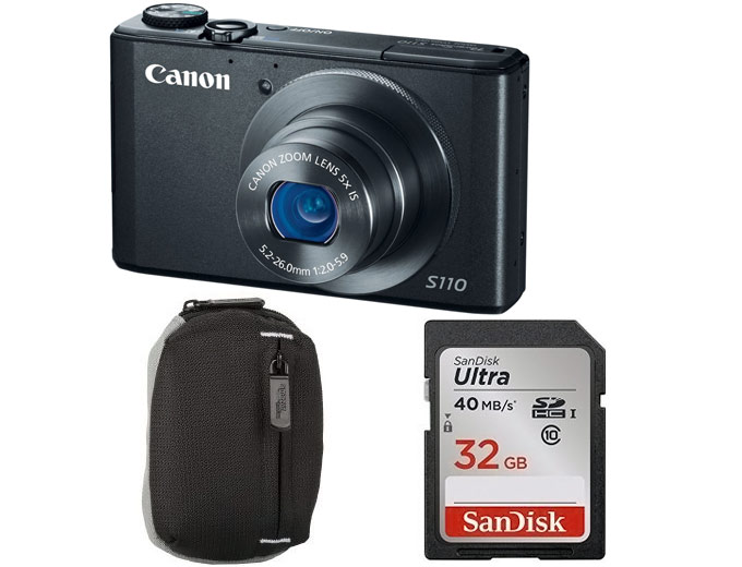 Canon PowerShot S110 Digital Camera Bundle