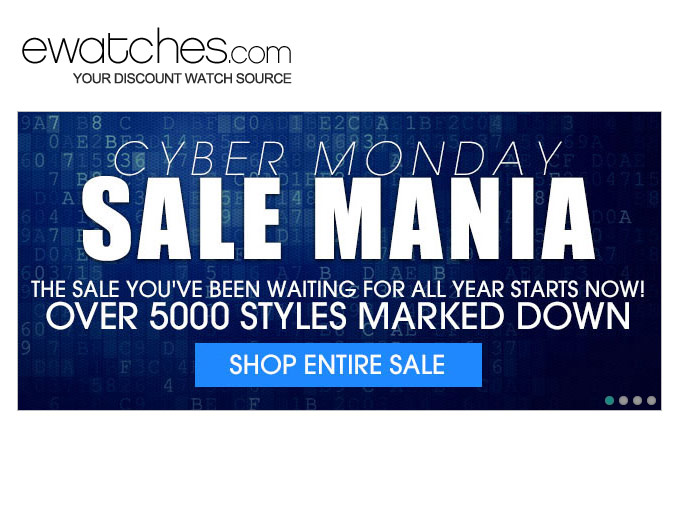 eWatches Cyber Monday Deals - 95% off