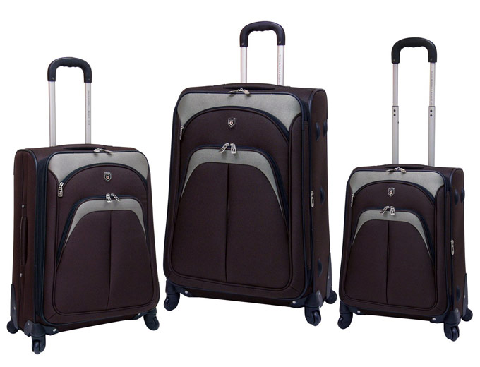 3-Piece Expandable EVA Luggage Set