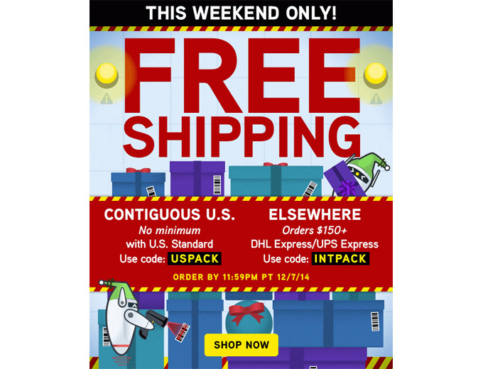 Deal: Free Shipping at ThinkGeek.com