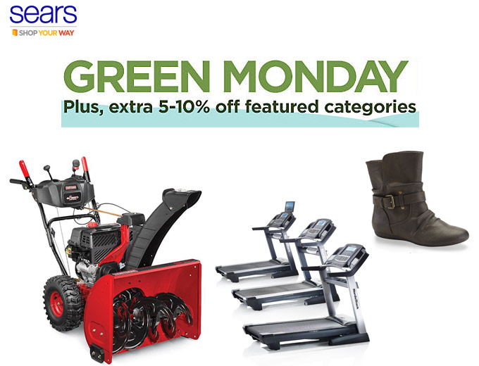 Sears Green Monday Deals