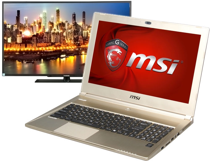 + Free 50" HDTV w/ MSI GS60 Gaming Laptop