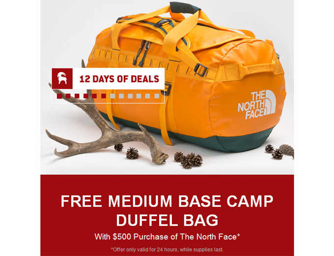 Free The North Face Base Camp Duffel Bag